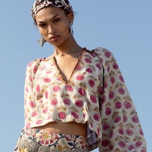 Alix of Bohemia   Marlowe Pomegranate Top